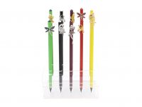 2 Pencil with Animal Clips