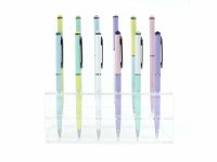 4 Double Pastel Colored Crystal Pen