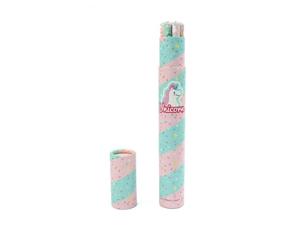 Crystal Pencil Pack with Unicorn Printing