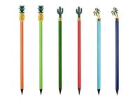 Tropical Metal Pineapple Cactus Palm Tree Topper Pencils