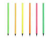 Bright Neon Color Graphite Pencils With Rhinestone
