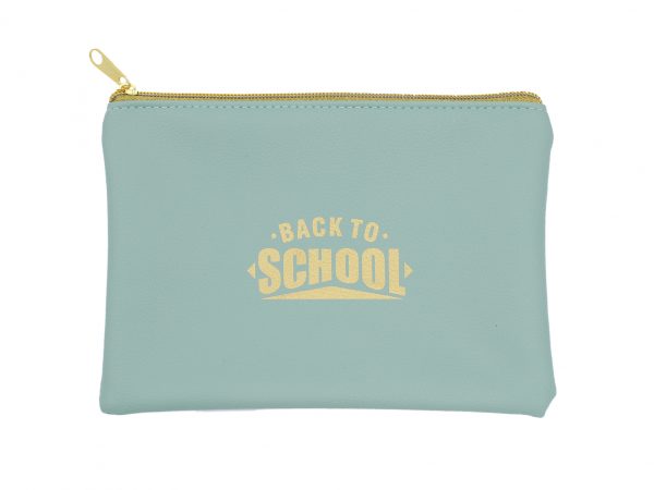 Stationery PU Leahter Pencil Bag for Student