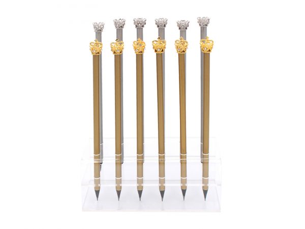 Factory Direct Supply New Design King and Queen Crown Pencil
