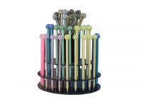 Pastel Lovely Candy Acrylic Ball Topper Pencils