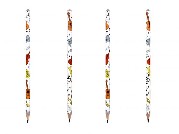 Music Concept Diamond Topper Pencil For Music Lover