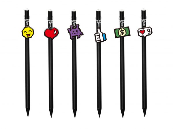 Back to School Stationery Gift Pixel Pendant Pencils