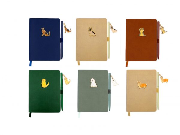 New Animal Decorative Dogs A6 Size Notebook  For Gifts