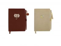 Luxury Plating Gift Zoo Animal Elephants A6 Size Notebook Pack