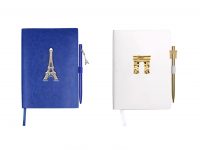 Popular France Souvenir Eiffel Tower Triumphal Arch Charm Notebook