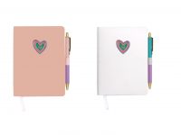 Promotional A6 Size Pink Love Valentine Notebook for Girls