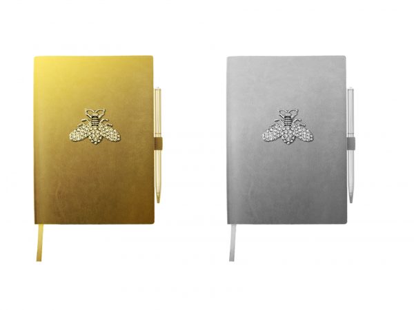 Custom A6 Shining Diamond Insect Bee Notebook for Kids